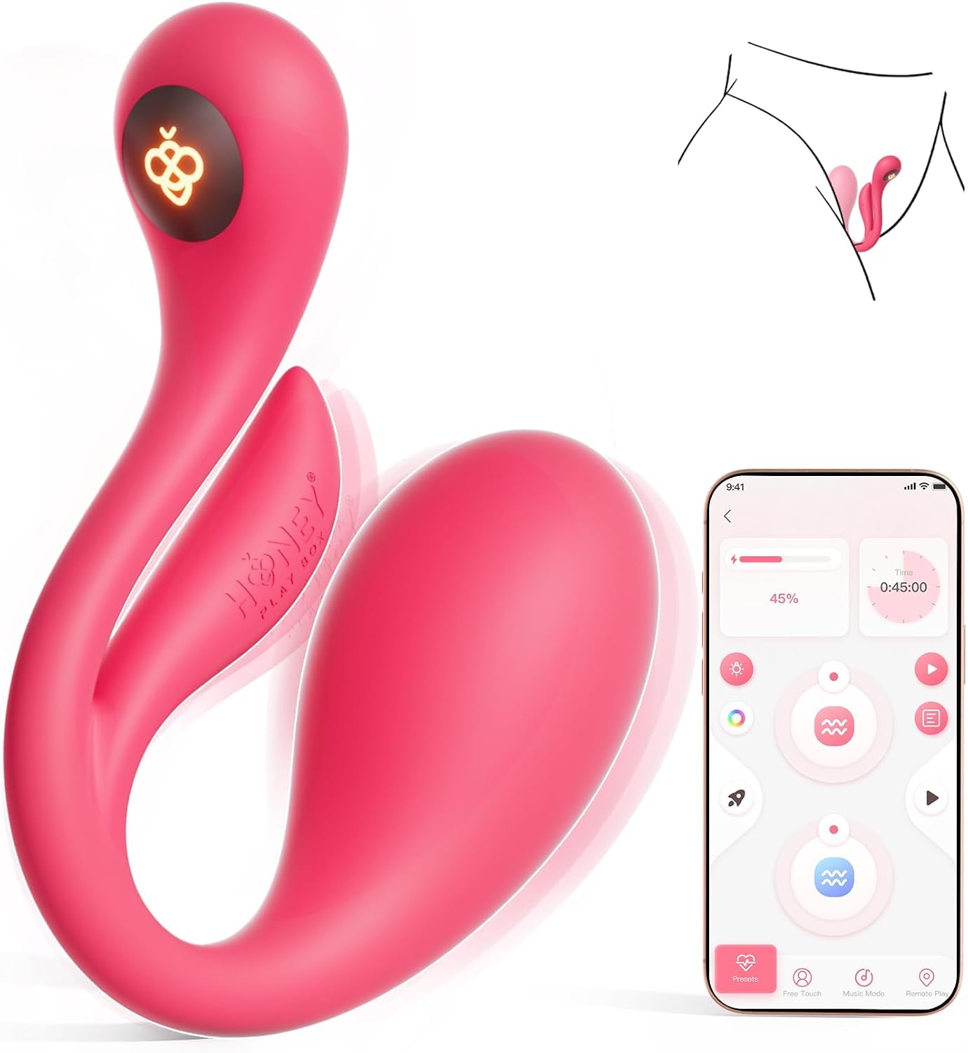 HoneyPlayBox Wearable Egg — listing photograph