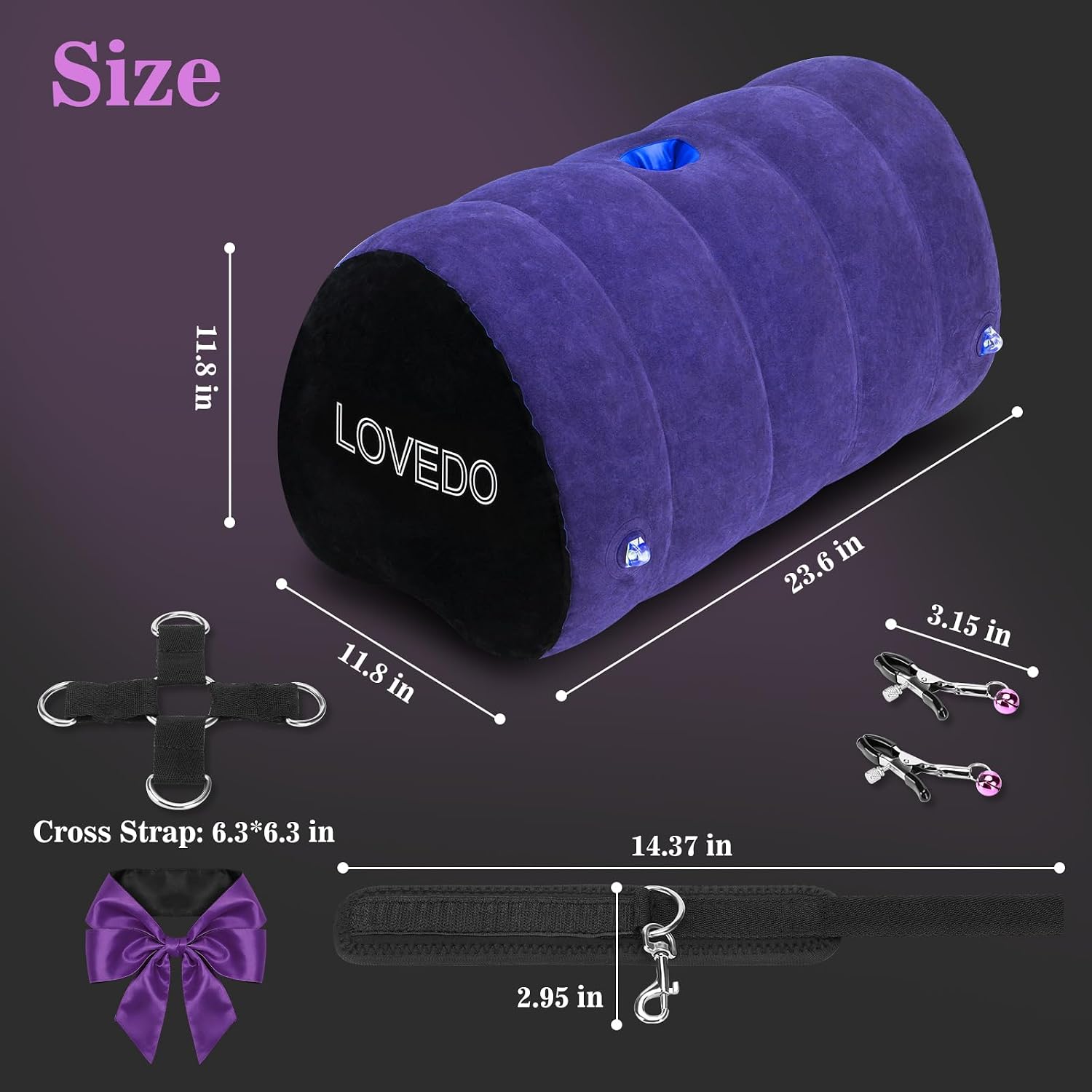 LOVEDO Heart Cushion — listing photograph