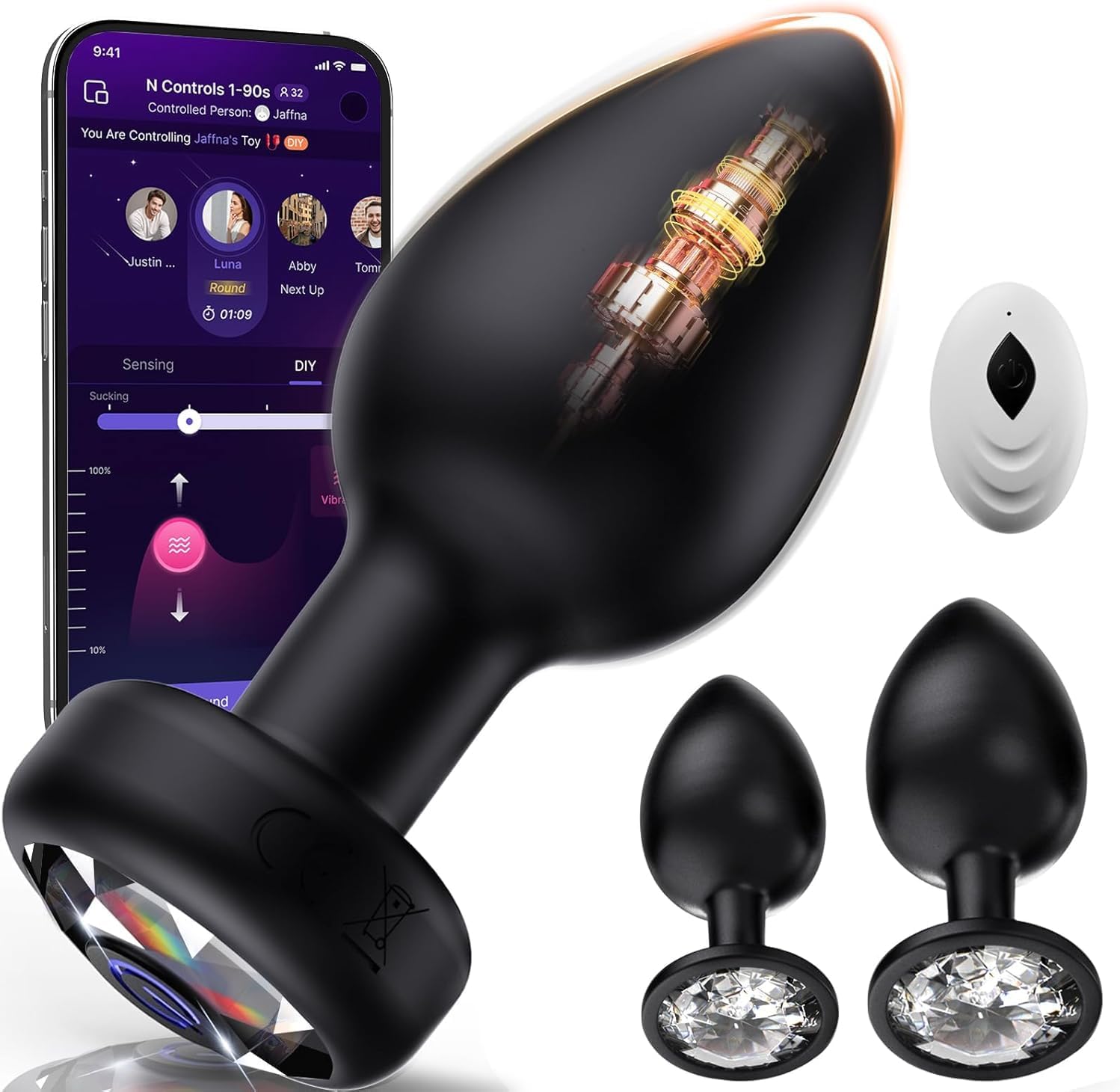Remote Anal Plug Set — listing photograph