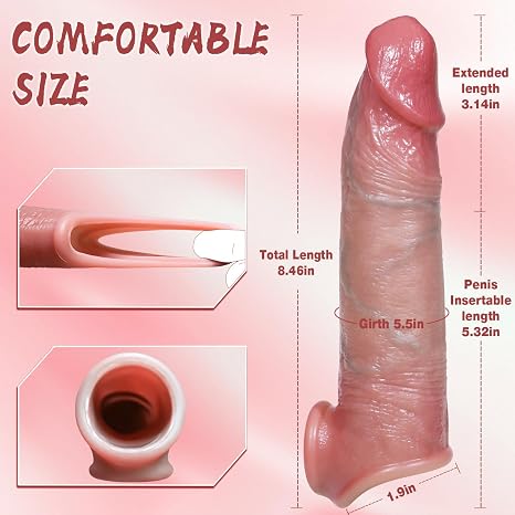 Silicone Sleeve with Ring — listing photograph