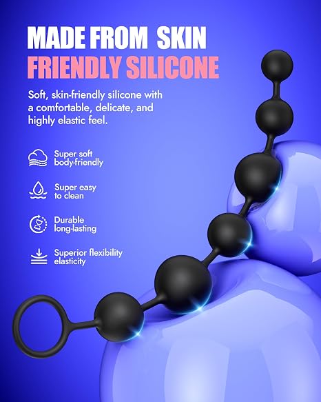 Six-ball Silicone Beads — listing photograph
