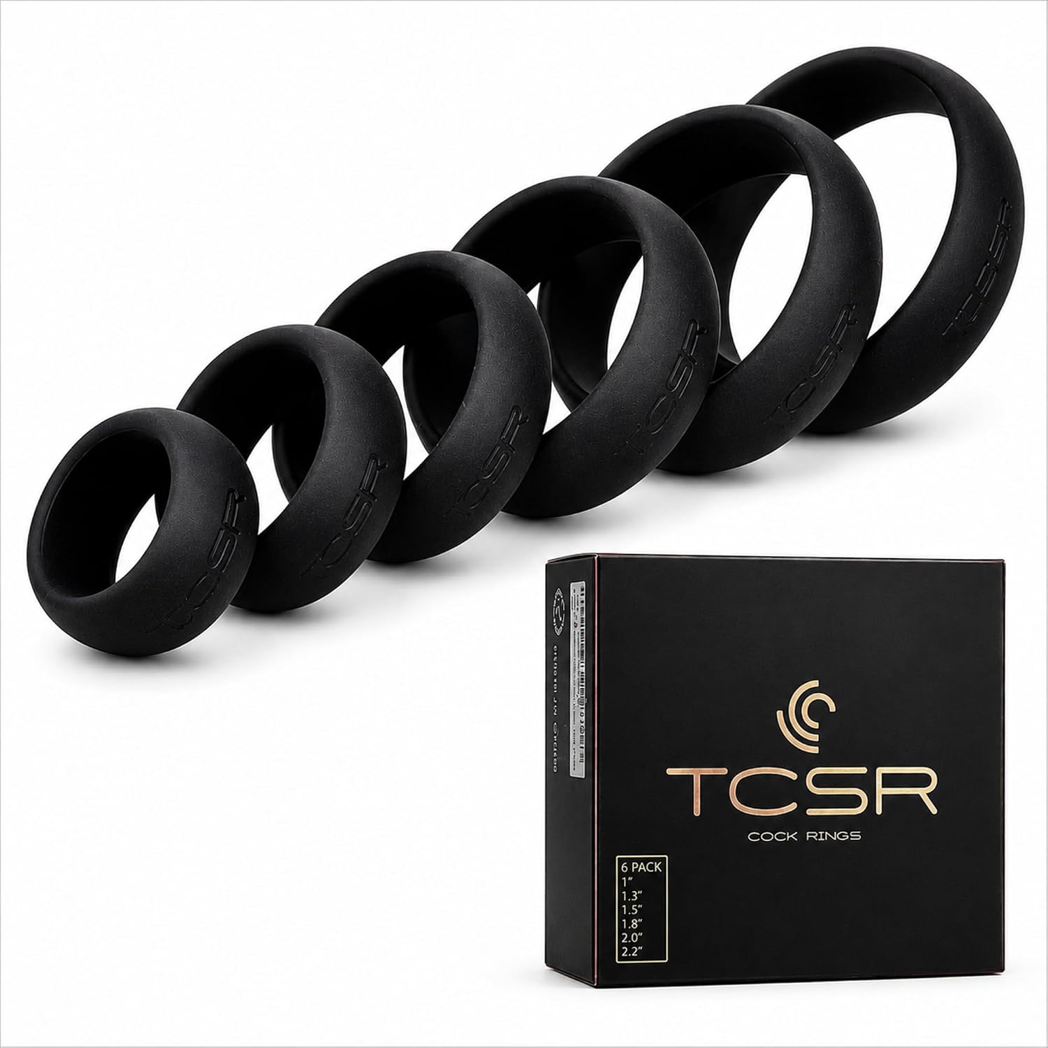 TCSR Six-Size Ring Set — listing photograph