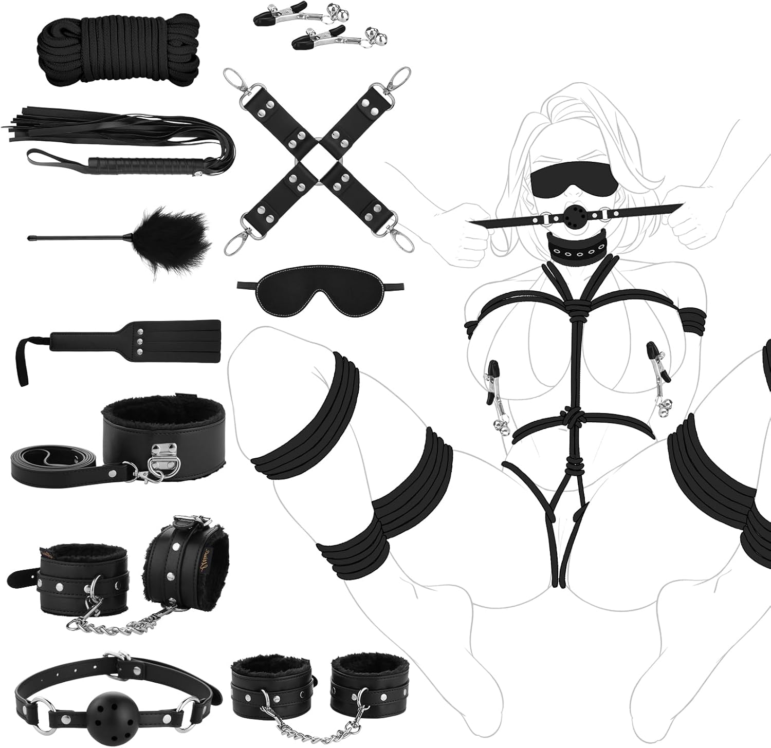 UTIMI Bondage Kit, an example in Bondage & e-stim