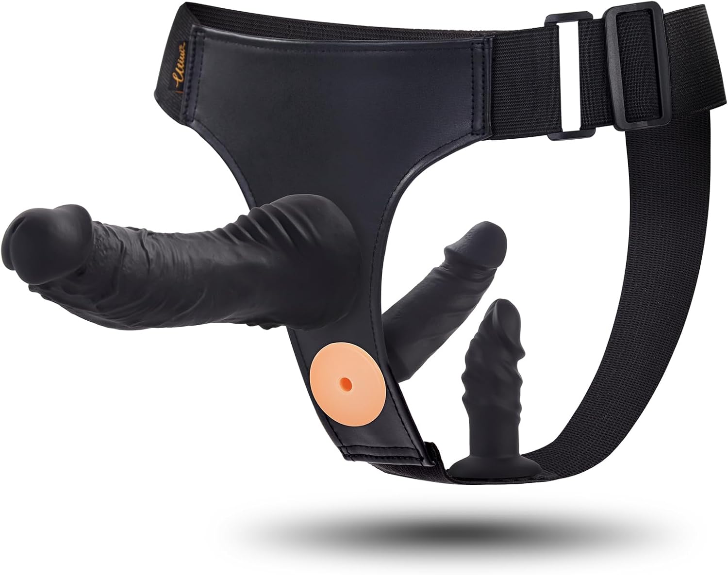 UTIMI Three-Dildo Harness Set — listing photograph